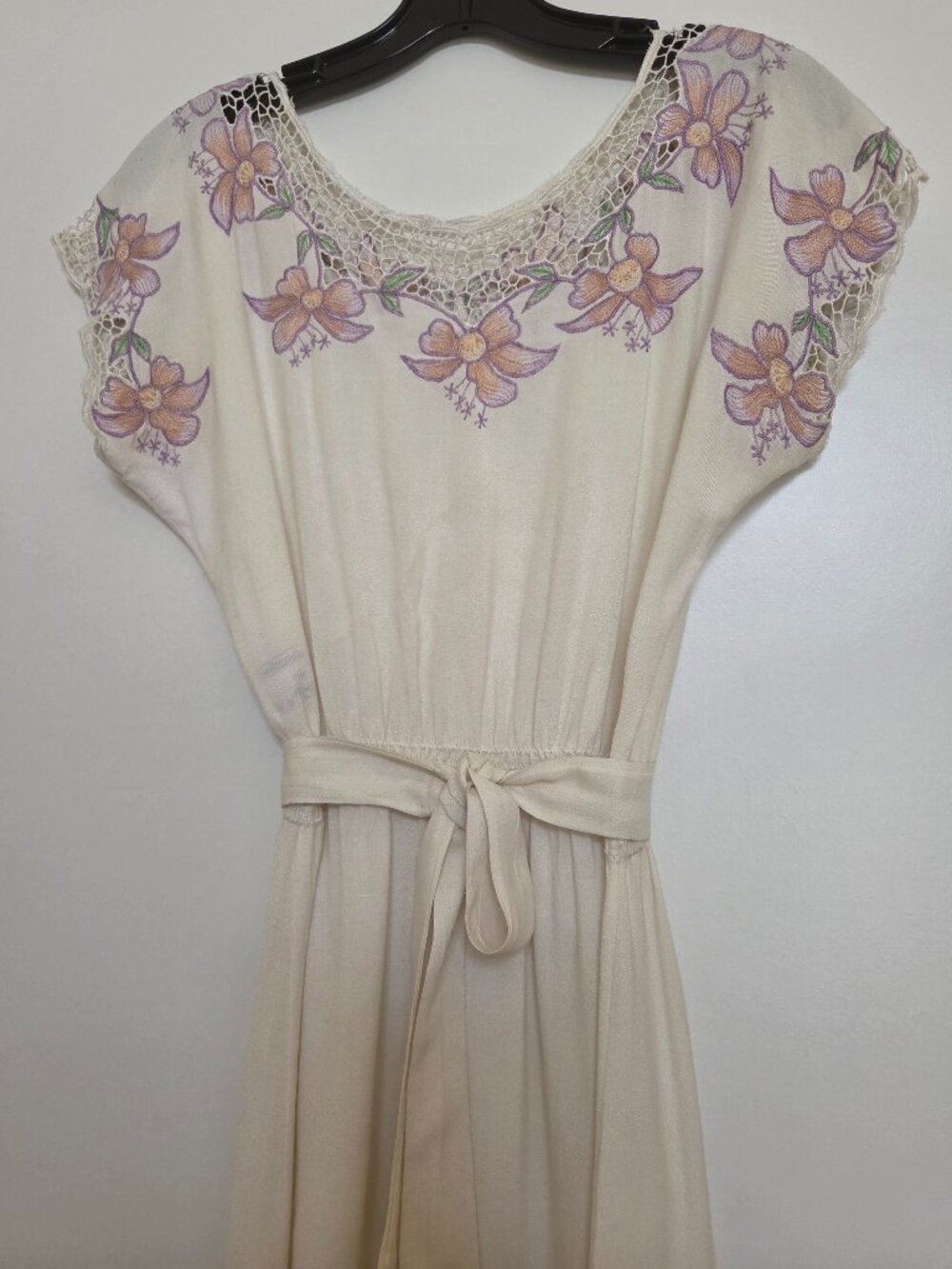 Vintage Cotton Dress with Cut Work  & Embroidery in varied colors New Orleans